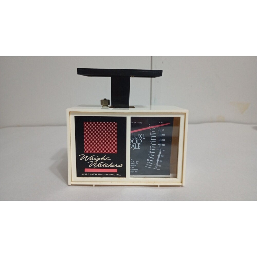 Vintage Weight Watchers Official Deluxe Food Measurement Scale Kitchen